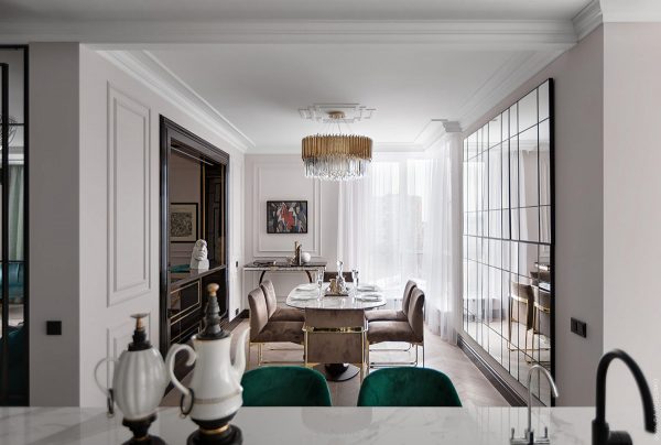 Two Exquisite Art Deco Inspired Interiors