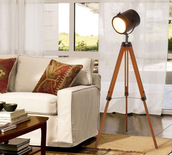 Nautical Marine Table Tripod stand Lamp Designer Spot Light Studio Home Decor 