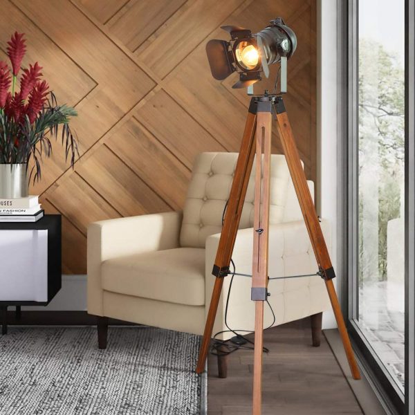 Working Studio Spot Light Tripod Floor Lamps and Lights Hand Made Floor Lights Home Decor Gift Item