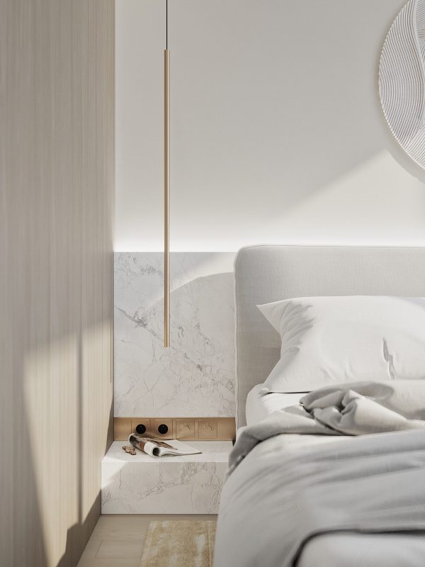 Modern Luxe Interiors Enriched With Gold And Stone