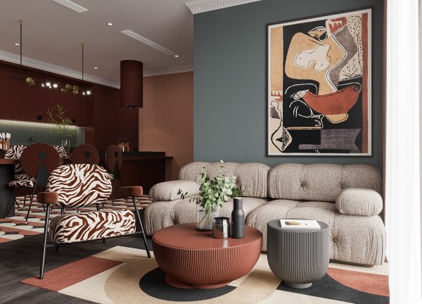 Melding Muted Colours Into Modern Decor