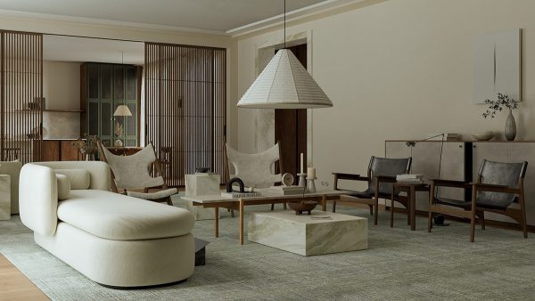 Mid Century Modern Interiors Spiced With Asian Influence