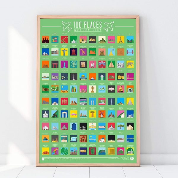 Product Of The Week: Bucket List Scratch Posters