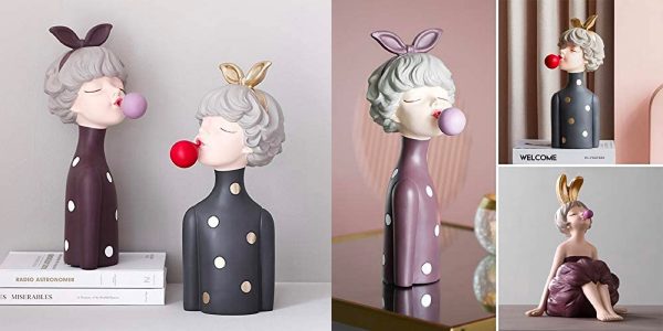 Product Of The Week: Cute Decorative Statues Blowing Bubblegum