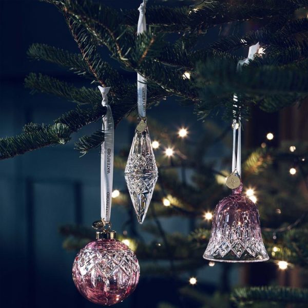 set of 5 crystal decorations crystal drop  decorations Crystal Christmas tree decorations glass Christmas tree decorations