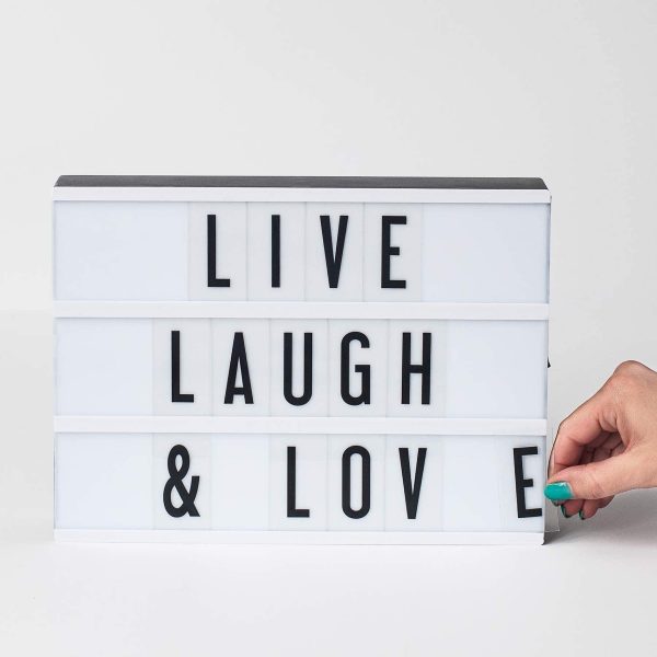 Product Of The Week: Retro Cinema Message Board Lightbox