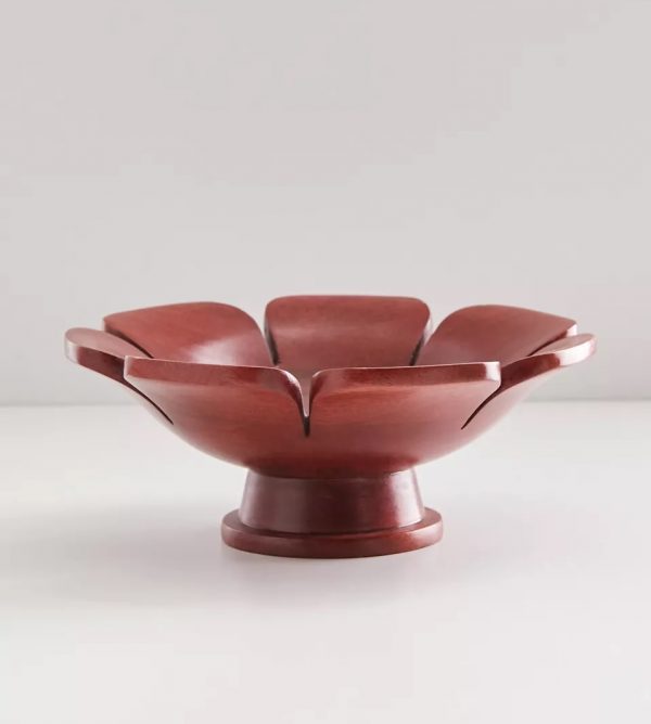 Shallow Bowl for Small Items Pedestal Jewelry Tray