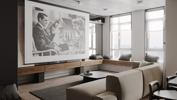 51 Living Room Projector Ideas That Beat The Movie Theatre Hands Down