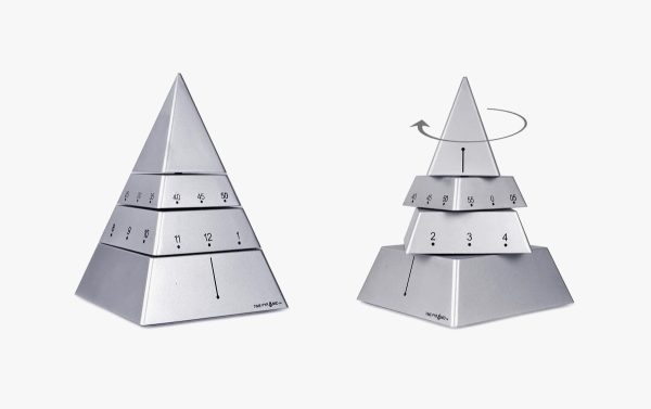 Product Of The Week: Sculptural Moving Pyramid Clock