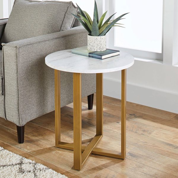 51 Marble and Faux Marble Side Tables for a Touch of Luxury Anywhere