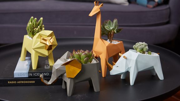 Product Of The Week: Animal Succulent Planters