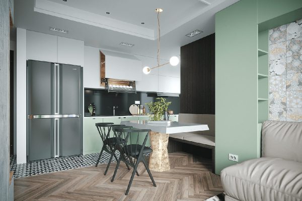 Sage Green Home Interiors With Soothing Energy