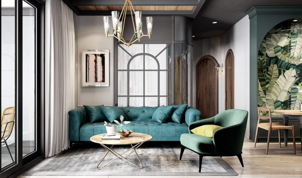 40 Green Couch Living Rooms With Tips And Ideas To Design Around The Color