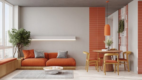 40 Orange Living Room Ideas With Tips And Accessories To Help You Design Yours