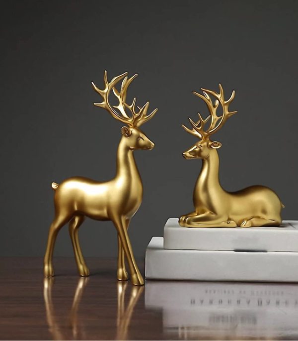 Product Of The Week: Gold Reindeer Figurines