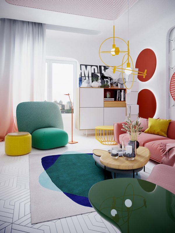 The Colorful Party Home Of A Female Vlogger