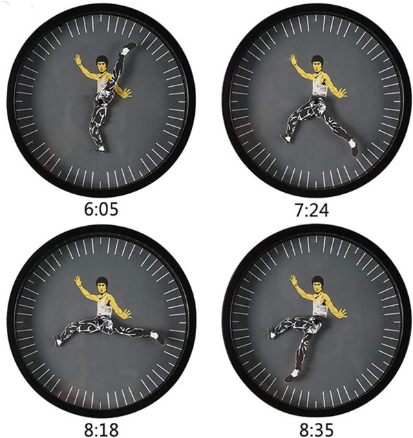 Product Of The Week: Bruce Lee Kung Fu Wall Clock