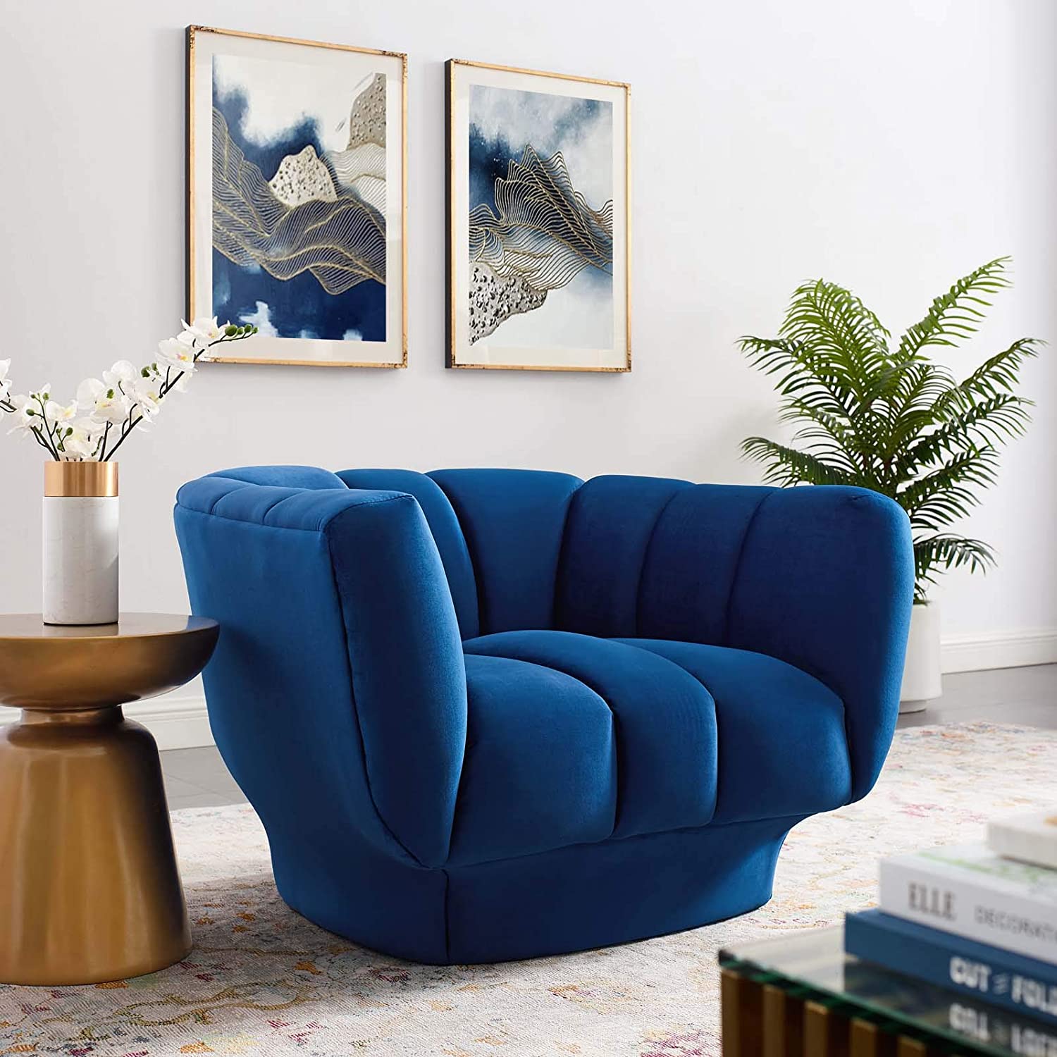 51 Blue Accent Chairs for a Cool New Hue thumbnail