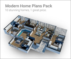 Plano de casa moderna