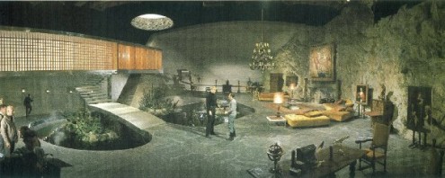 Interiors from Bond Movies