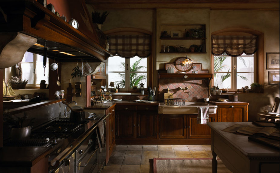 Old Town and Country  Style Kitchen  Pictures