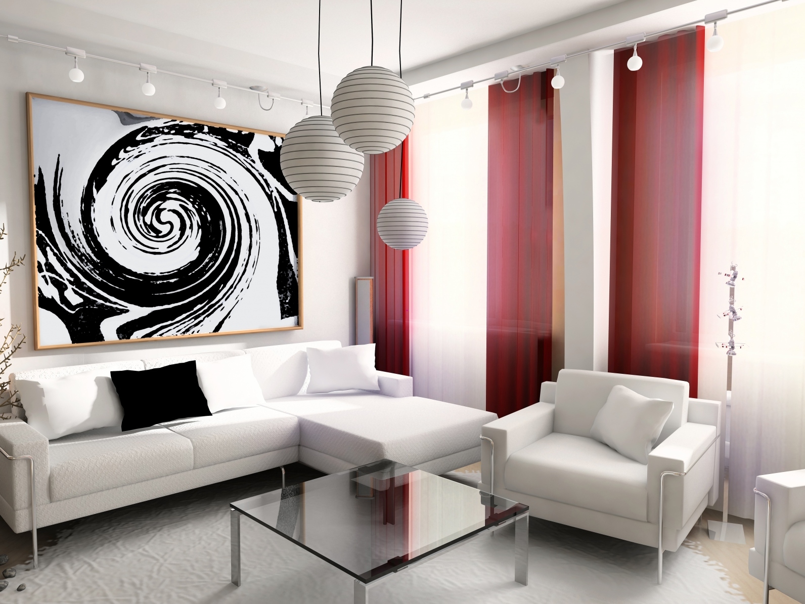 Red Black And White Living Room Designs Centerfieldbarcom