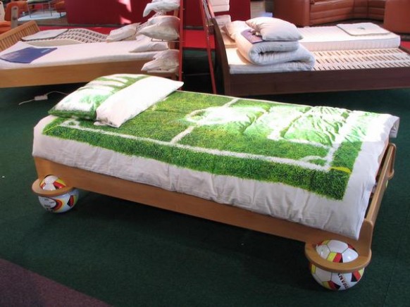 cama de fútbol