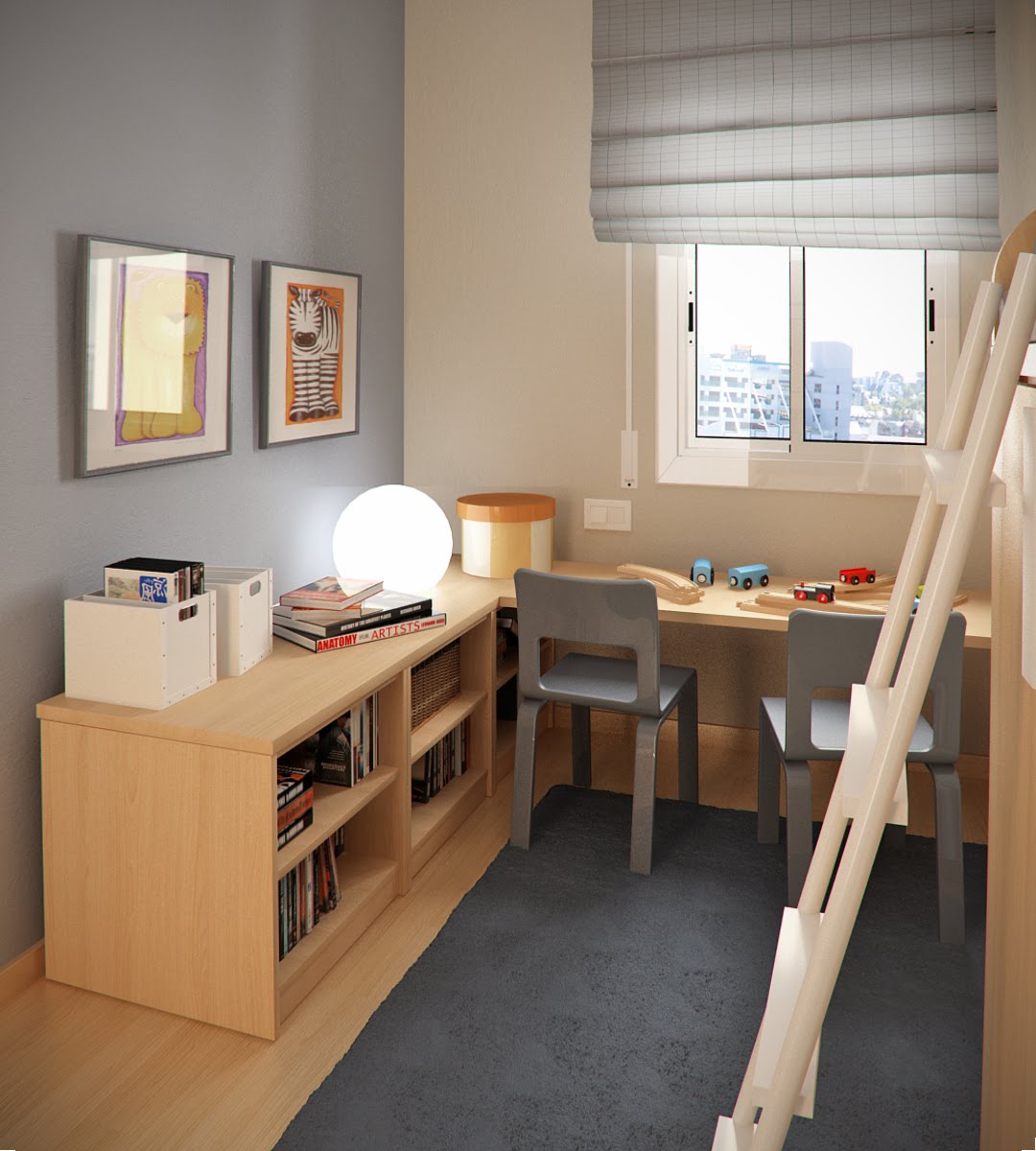 Small Floorspace Kids Rooms