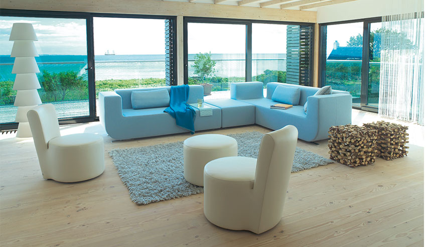 Colorful Living Room Sofa Sets
