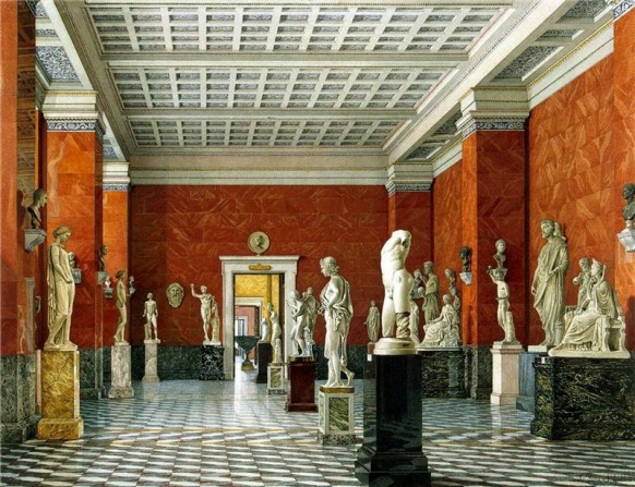 Skulptur hall Russischen palace grand Dekorative Decke