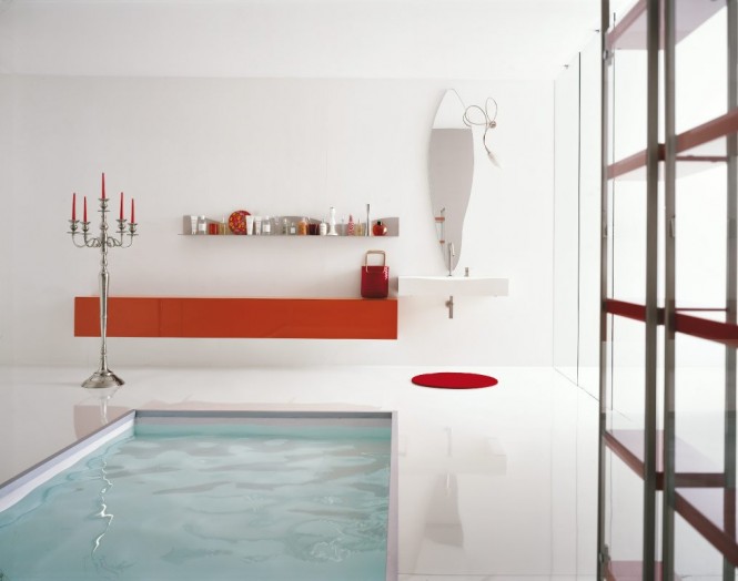 minimalistisch-weiß-Badezimmer