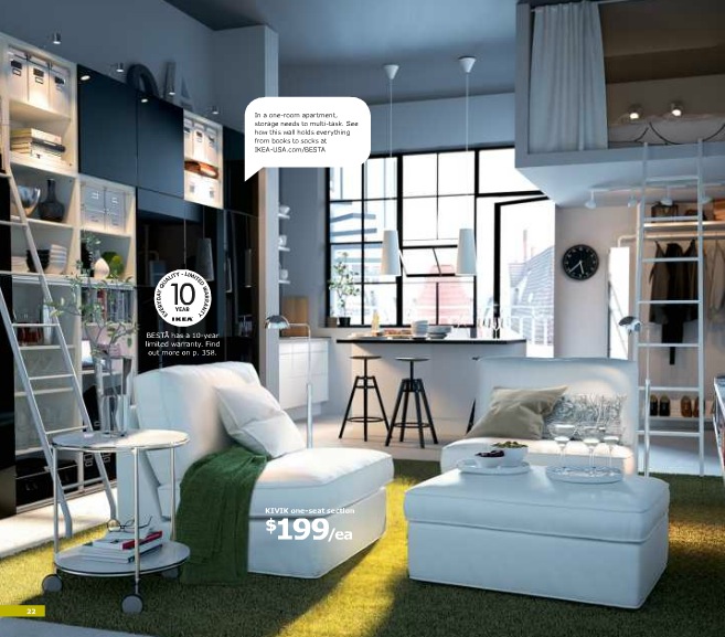 Ikea Living Area With Shelvesinterior Design Ideas