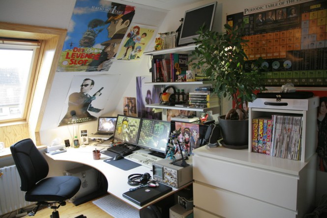 Workspaces of Figurine, Comic & Manga Enthusiasts