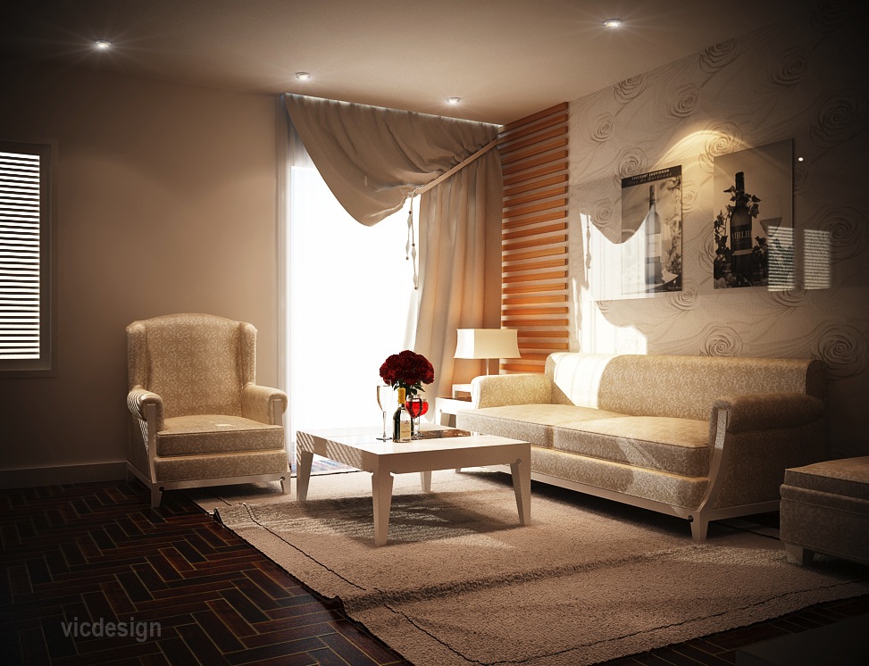 White living room parquet flooring | Interior Design Ideas.