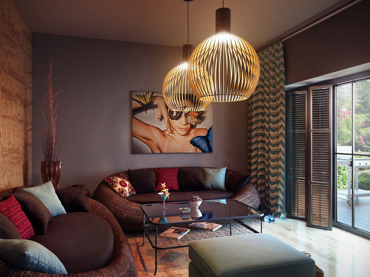Gray Brown Living Room Copyinterior Design Ideas