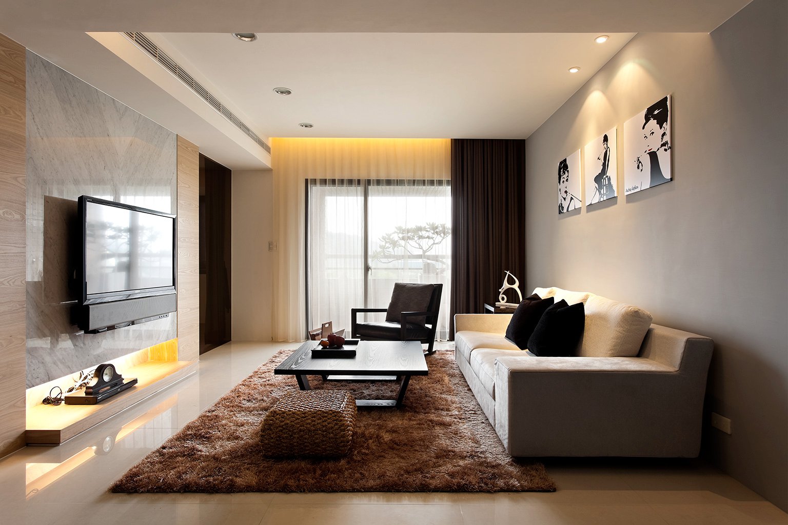 Modern Minimalist Decor With A Homey Flow, Living Room Design Ideas Modern