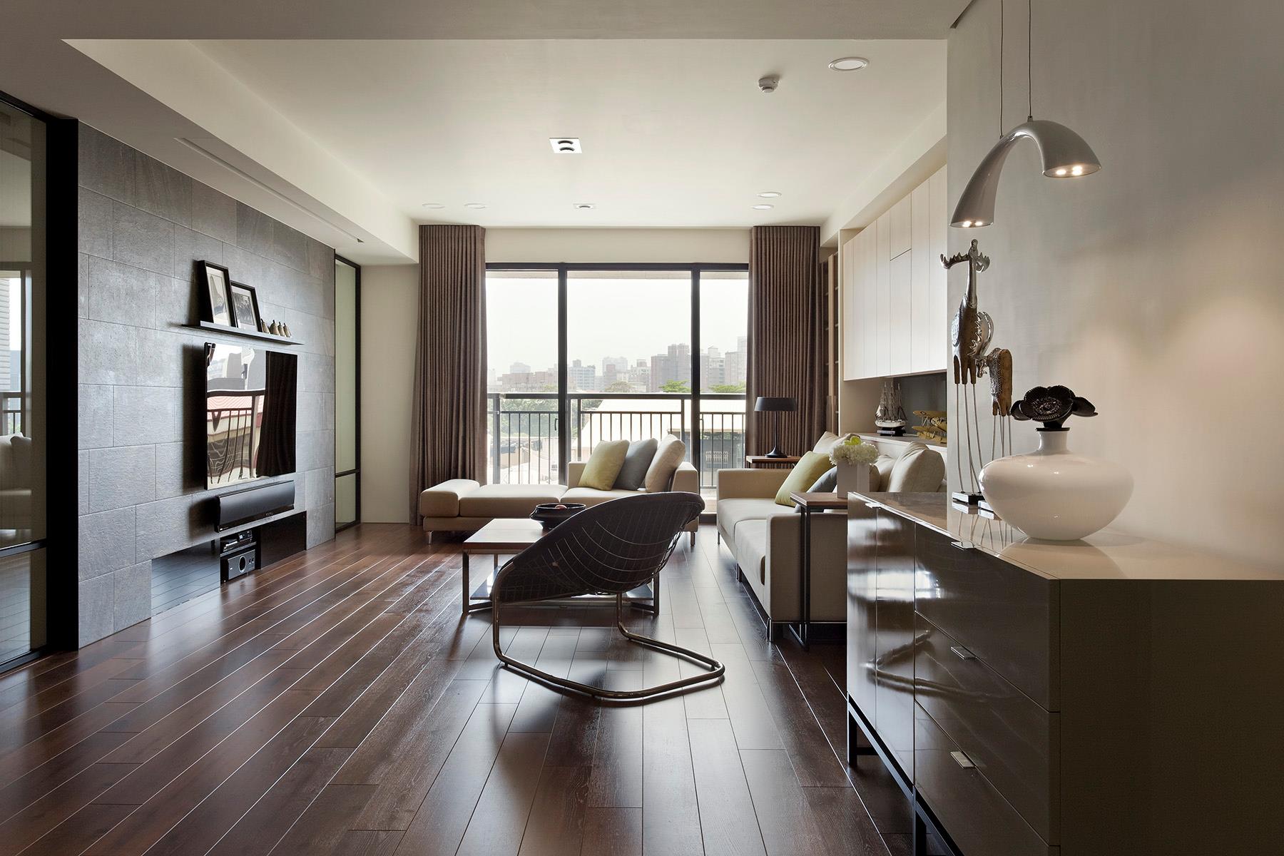 Brown cream living room | Interior Design Ideas
