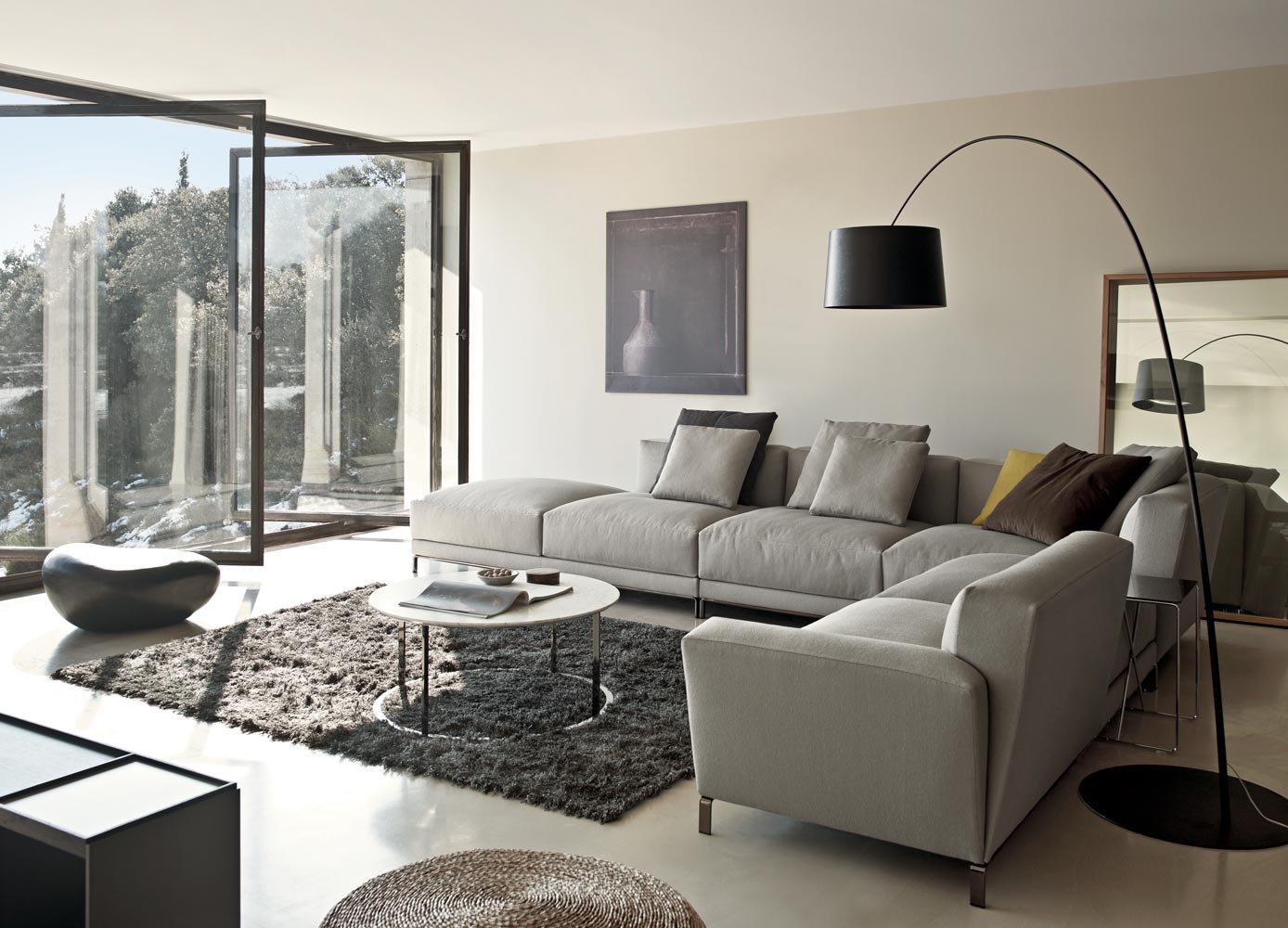 Gray Sectional Sofa Interior Design Ideas, Light Grey Sectional Decorating Ideas
