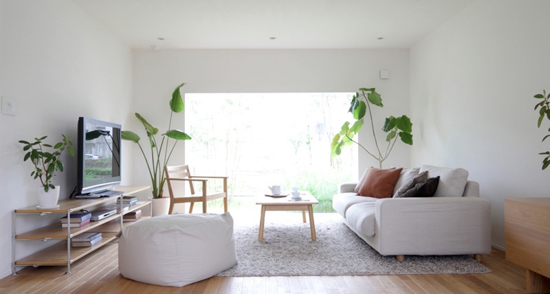 japanese interior living minimalist modern designs muji japan decorations