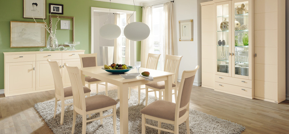 Modern Green Dining Roominterior Design Ideas