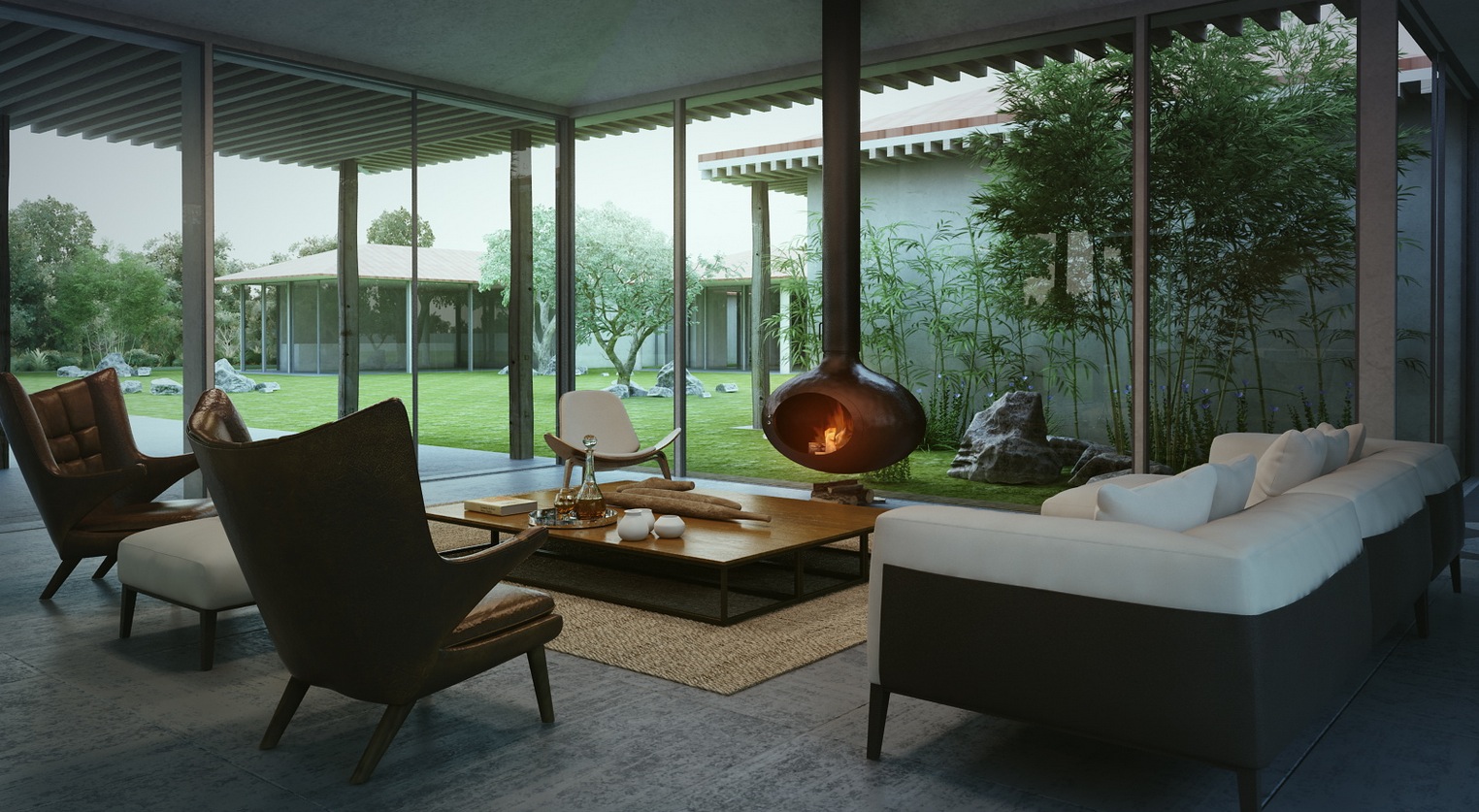 modern cottage living room 2 | Interior Design Ideas.