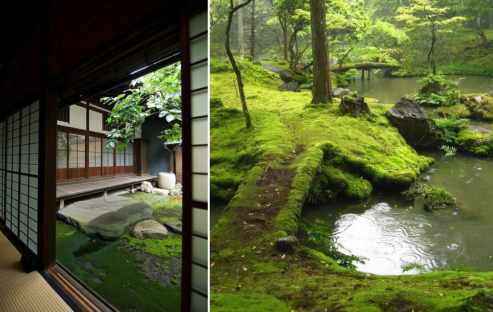 Japanese Gardens Moss 3 Interior, Interior Zen Garden Design Ideas