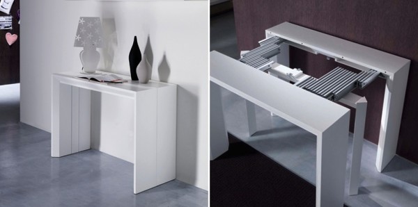 multipurpose furniture console + dining table