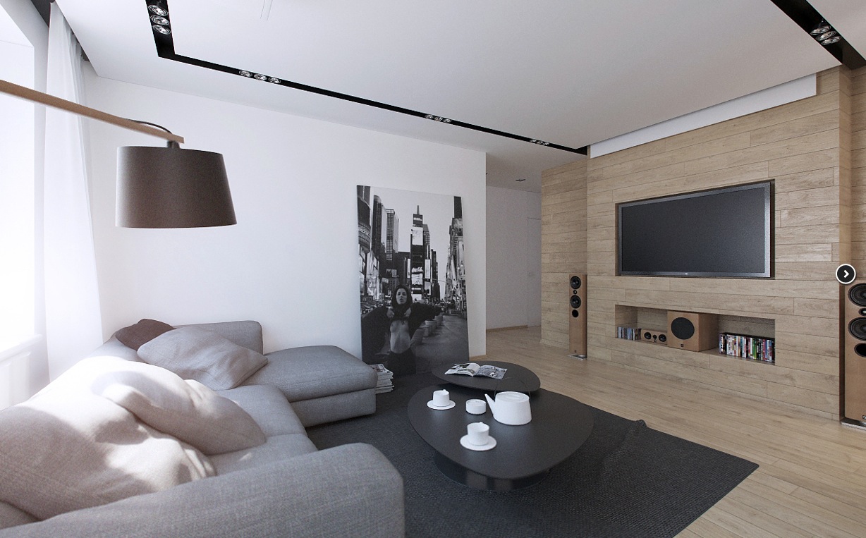 Russian Apartment Living Room 2 | Interior Design Ideas.