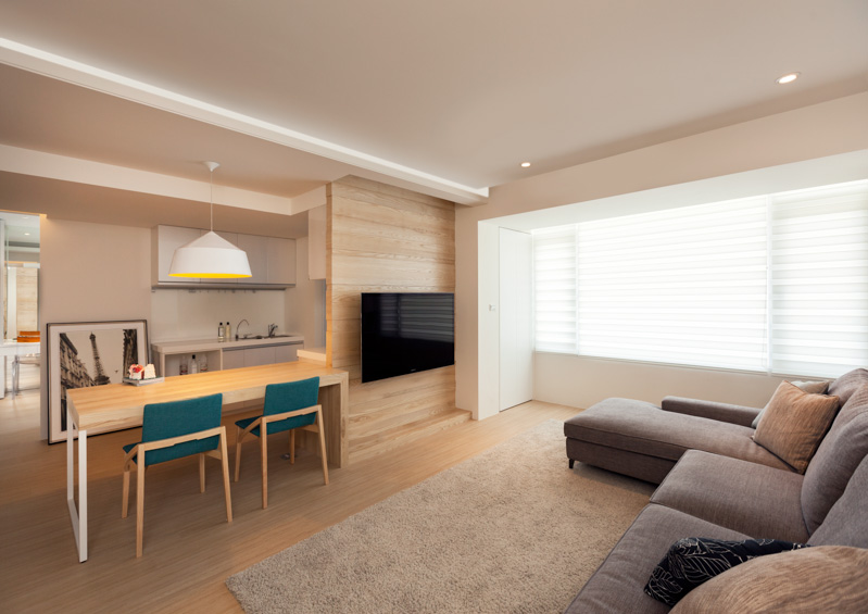 Modern Apartment Design Maximizes Space, Minimizes Distraction
