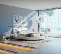 elevated bedroom
