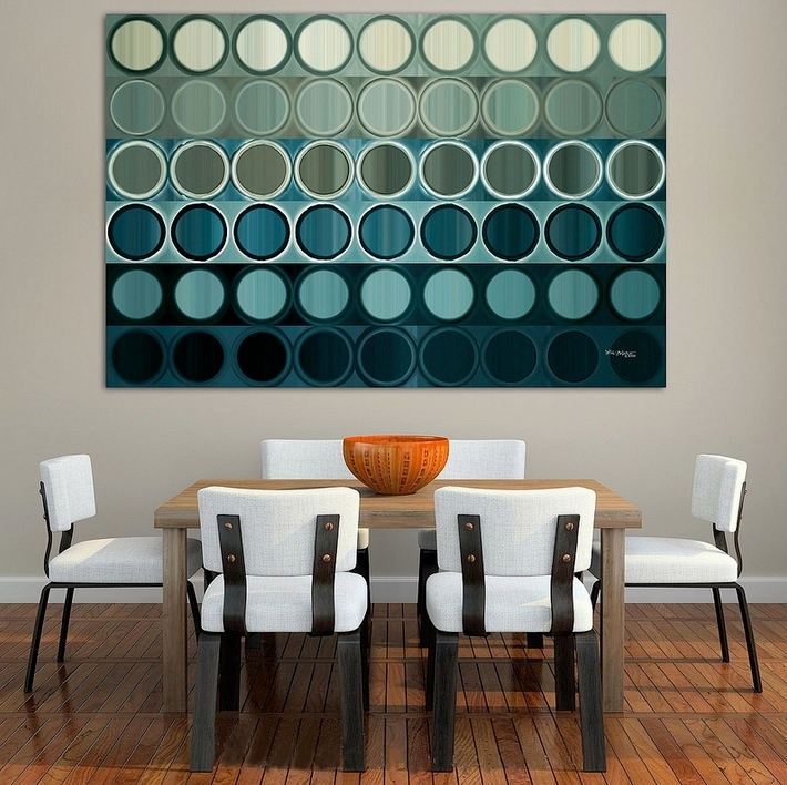Home Decorating With Modern Art, Contemporary Wall Art For Dining Room