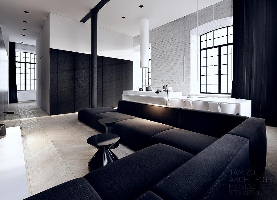 Interior Design In Black White