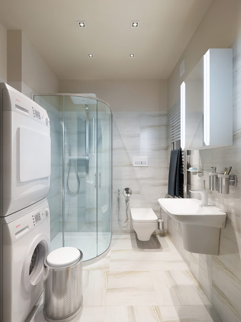 Bathroom laundry room | Interior Design Ideas