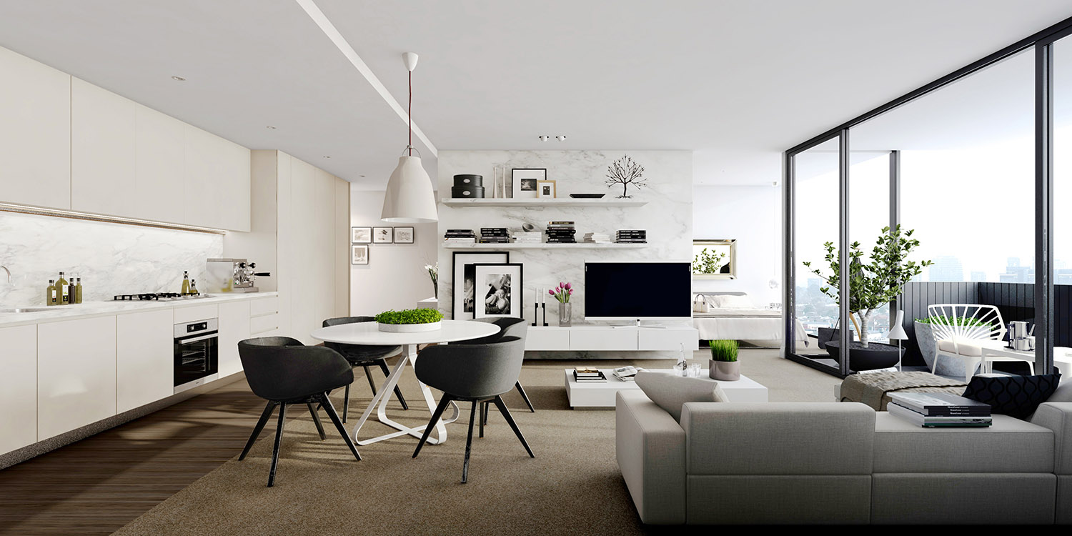 Studio Apartment Interiors Inspiration
